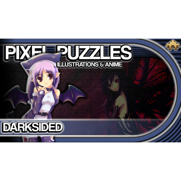 Pixel Puzzles Illustrations & Anime - Jigsaw Pack: Dark Sided